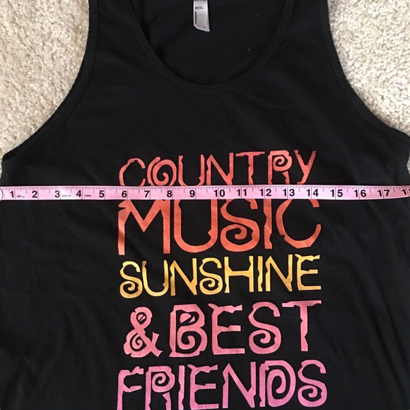 American Apparel Country Music Tank Top - Picture 4 of 7